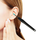 16pcs Ear Wax Remover Tool Reusable Spiral Ear Wax Remover Silicone Ear Cleaner for Adults Kids -Black