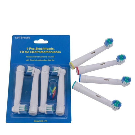 24pcs 3D Whitening Replacement Brush Heads Compatible with Oral-B Toothbrush