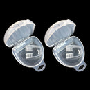 2pcs Anti Snore Mouth Guard Sleep Mouthguard Teeth Grinding Guard Dental Clenching Protector