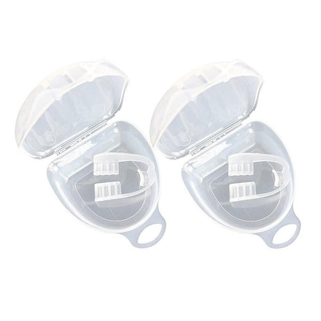 2pcs Anti Snore Mouth Guard Sleep Mouthguard Teeth Grinding Guard Dental Clenching Protector