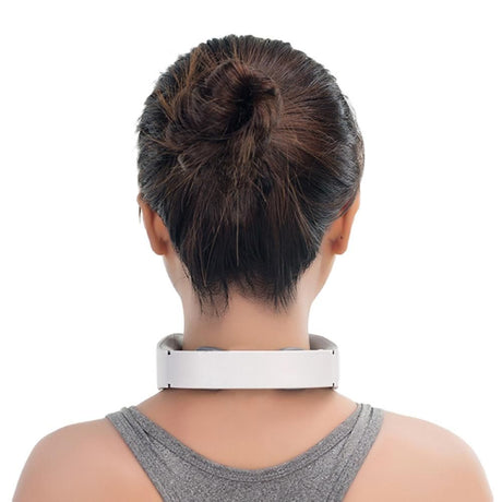 2pcs Neck Massager with Heat Portable Cordless 6 Modes 9 Levels Electric Neck Massage Tool