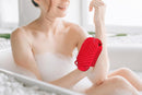 2Pcs Roller Ball Massager Glove Lymphatic Massage Muscle Release for Back-Red