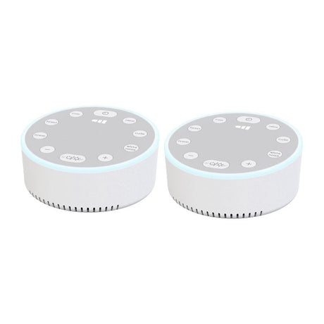 2pcs Sound Machine White Noise Sleeping Machine Soothing Sound Night Light