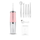 2pcs Water Dental Flosser Electric Water Cordless Cordless Teeth Cleaner for Home Travel -Green and Pink
