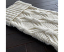 1Pc Xmas Stockings Knitted Hanging Socks-Ivory