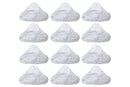 12Pcs Replacement Microfibre Washable Steam Mop Cleaning Pads For H20 X5 Steam Cleaner