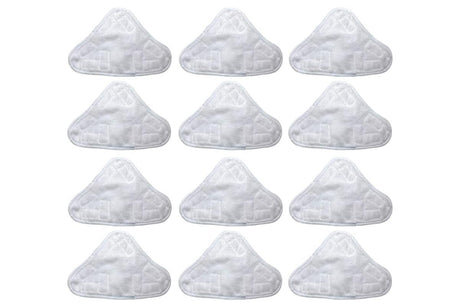 12Pcs Replacement Microfibre Washable Steam Mop Cleaning Pads For H20 X5 Steam Cleaner