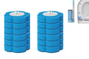 12pcs Toilet Replacement Brush Heads Toilet Bowl Cleaning Kit-Green head