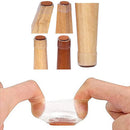 16pcs Chair Leg Floor Protectors Silicone Furniture Sliders for Chair Foot for Hardwood Floors
