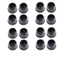 16pcs Silicone Chair Leg Floor Protectors Furniture Leg Feet Cup for Hardwood Floors with Wrapped Felt -Round brown