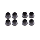 16pcs Silicone Chair Leg Floor Protectors Furniture Leg Feet Cup for Hardwood Floors with Wrapped Felt -Round brown