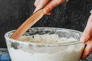 2 Pack Wooden Spatulas for Baking Mixing Sourdough and Cooking