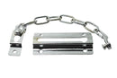 2Pcs Door Security Chain Lock Door Chain Lock with 12 Screws for Wood Door-Silver
