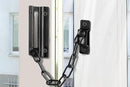 2Pcs Door Security Chain Lock Door Chain Lock with 12 Screws for Wood Door-Black