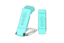 2Pcs USB Rechargeable Book Light Bookmark Lamp with 3 Colors and 5 Brightness-Blue