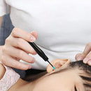 32pcs Ear Wax Remover Tool Reusable Spiral Ear Wax Remover Silicone Ear Cleaner for Adults Kids -Black and white