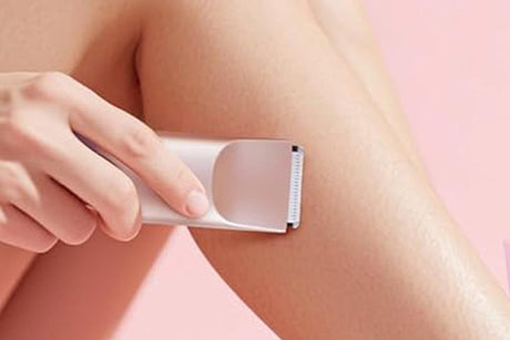 3-in-1 Electric Shaver Nose Hair Trimmer for Face Body Bikini Underarm and Legs - Rose Gold