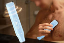 3-in-1 Electric Shaver Nose Hair Trimmer for Face Body Bikini Underarm and Legs - Sky Blue