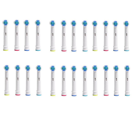40pcs 3D Whitening Replacement Brush Heads Compatible with Oral-B Toothbrush