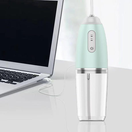 4-in-1 Cordless Oral Irrigator Rechargeable Portable Water Flosser -Green