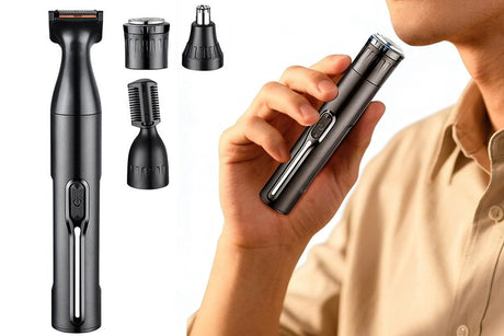 4 in 1 Nose Hair Trimmer for Ear Nose Eyebrow Beard
