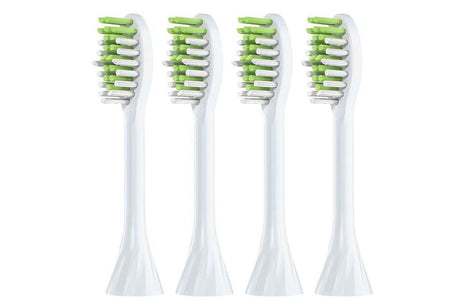 4Pcs Replacement Toothbrush Heads Compatible with Philips Series Soft Bristles -White