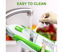 4 in 1 Multifunctional Kitchen Chopping Artifact Vegetable Slicer Food Chopper Green