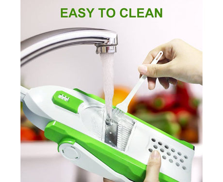 4 in 1 Multifunctional Kitchen Chopping Artifact Vegetable Slicer Food Chopper Green