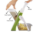 4 in 1 Multifunctional Kitchen Chopping Artifact Vegetable Slicer Food Chopper Green
