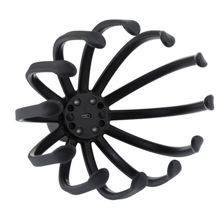 Head Scalp Massager Electric Octopus Claw Scalp Massage Tool Portable Muscle Relaxation Equipment -Black