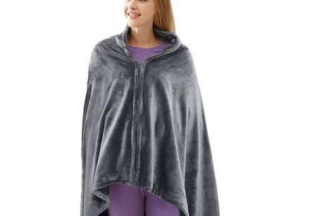 Heated Shawl Wraps for Women USB Wireless Heated Blanket with 3 Heating Levels