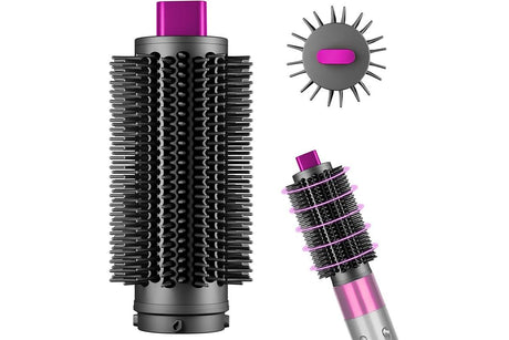 Large Round Volumizing Brush Attachment Compatible with Dyson Airwrap HS01/05/08-Gold