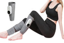 Leg Massager Muscles Relax Heated Air Compression Foot Massage for Calf Blood Circulation-Grey