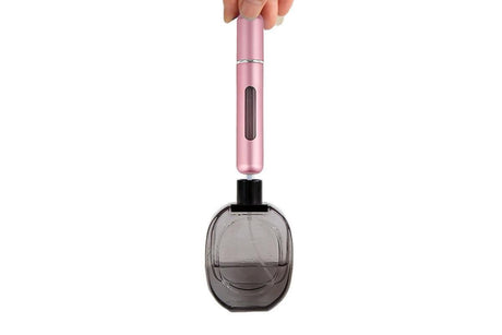 Mini Perfume Spray Pump 8ML Refillable Bottle Atomizer for Travel Outdoor-Pink