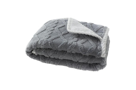 2pcs Pet Blanket for Couch Protection Water Resistance Cats Dogs Blanket for Furniture Protector-Grey S