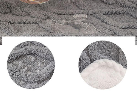 2pcs Pet Blanket for Couch Protection Water Resistance Cats Dogs Blanket for Furniture Protector-Grey S