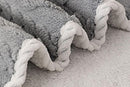 2pcs Pet Blanket for Couch Protection Water Resistance Cats Dogs Blanket for Furniture Protector-Grey M