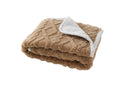 2pcs Pet Blanket for Couch Protection Water Resistance Cats Dogs Blanket for Furniture Protector-Khaki L