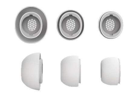 12Pcs Silicone Ear Tips for Samsung Galaxy Buds3 Pro Earbud Covers-White