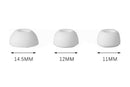 12Pcs Silicone Ear Tips for Samsung Galaxy Buds3 Pro Earbud Covers-White