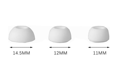 12Pcs Silicone Ear Tips for Samsung Galaxy Buds3 Pro Earbud Covers-White