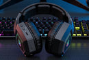 2.4GHz Wireless Gaming Headset with Flip Microphone for PC-Black