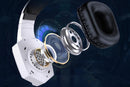 2.4GHz Wireless Gaming Headset with Flip Microphone for PC-White
