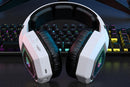2.4GHz Wireless Gaming Headset with Flip Microphone for PC-White