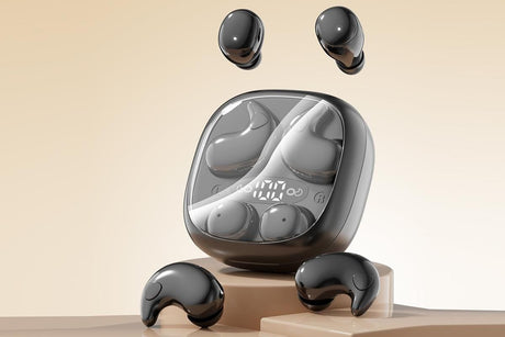 2 in 1 Side Sleeper Bluetooth Earphones Invisible Sleep Headphones-Black