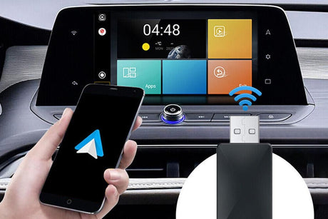 2 In-1 Wired To Wireless CarPlay Android Auto USB Car Dongle Connect Box