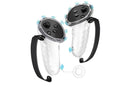 2pcs Controller Grips Protector Cover VR Touch Protector Accessories Compatible with Meta Quest 3-White