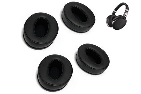 4Pcs Ear Pads Replacement For Sennheiser HD 4.50 BTNC HD 450BT HD400S HD485-Black