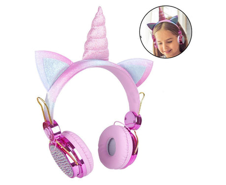Wireless Headphones - Adjustable Headband - Bluetooth Over On-Ear Headset