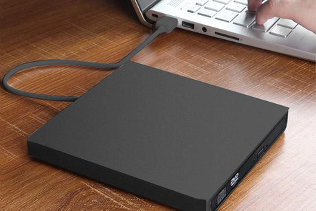 External CD RW Writer Player Protable USB 2.0 Drive for Laptop Notebook PC Desktop Computer-Black